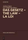 Image for Das Gesetz - The Law - La Loi : 38