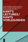 Image for Kant&#39;s Lectures / Kants Vorlesungen