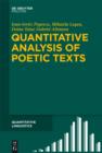 Image for Quantitative analysis of poetic texts