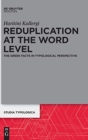 Image for Reduplication at the word level  : the Greek facts in typological perspective
