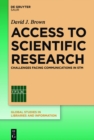 Image for Access to scientific research: challenges facing communications in stm