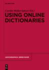 Image for Using Online Dictionaries