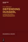 Image for Defending Husserl