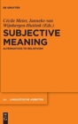 Image for Subjective meaning  : alternatives to relativism