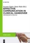 Image for Effective communication in clinical handover  : from research to practice
