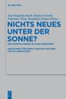Image for Nichts Neues unter der Sonne?: Zeitvorstellungen im Alten Testament. Festschrift fur Ernst-Joachim Waschke zum 65. Geburtstag