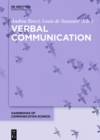 Image for Verbal communication : 3