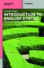Image for English syntax in three dimensions: history - synchrony - diachrony