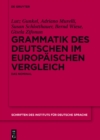 Image for Grammatik des Deutschen im europaischen Vergleich: das Nominal