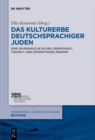 Image for Das Kulturerbe deutschsprachiger Juden: Eine Spurensuche in den Ursprungs-, Transit- und Emigrationslandern : 9