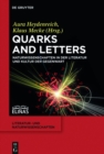 Image for Quarks and Letters: Naturwissenschaften in der Literatur und Kultur der Gegenwart