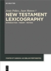 Image for New Testament lexicography  : introduction, theory, method