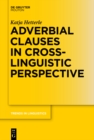 Image for Adverbial clauses in cross-linguistic perspective
