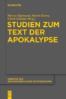 Image for Studien zum Text der Apokalypse : Band 47