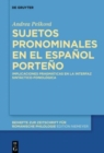 Image for Sujetos Pronominales En El Espa?ol Porte?o