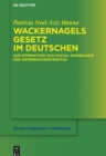 Image for Wackernagels Gesetz im Deutschen: Zur Interaktion von Syntax, Phonologie und Informationsstruktur