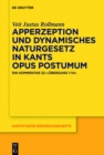 Image for Apperzeption und dynamisches Naturgesetz in Kants Opus postumum: Ein Kommentar zu &quot;Ubergang 1-14&quot; : 181