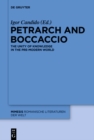 Image for Petrarch and Boccaccio: The Unity of Knowledge in the Pre-modern World