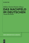 Image for Das Nachfeld im Deutschen: Theorie und Empirie