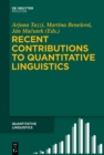 Image for Recent contributions to quantitative linguistics