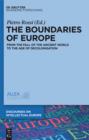Image for The boundaries of Europe : 1