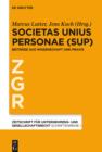 Image for Societas Unius Personae (SUP): Beitrage aus Wissenschaft und Praxis