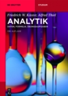 Image for Analytik: Daten, Formeln, Ubungsaufgaben