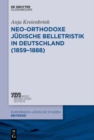 Image for Neo-Orthodoxe Jüdische Belletristik in Deutschland (1859-1888)
