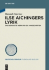 Image for Ilse Aichingers Lyrik: Das gedruckte Werk und die Handschriften