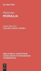 Image for Moralia, Volume V/Fasc 2/Pars 1, Bibliotheca scriptorum Graecorum et Romanorum Teubneriana
