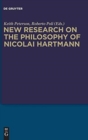 Image for New research on the philosophy of Nicolai Hartmann
