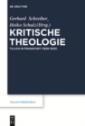 Image for Kritische Theologie : Paul Tillich in Frankfurt (1929-1933)