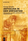 Image for Antiochia in der Spatantike : Prolegomena zu einer archaologischen Stadtgeschichte