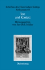 Image for Text und Kontext: Fallstudien und theoretische Begrundungen einer kulturwissenschaftlich angeleiteten Mediavistik