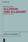 Image for Allusion and allegory: studies in the Ciris : 346