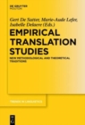 Image for Empirical Translation Studies : New Methodological and Theoretical Traditions