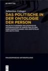 Image for Das Politische in der Ontologie der Person