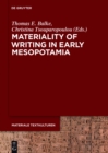 Image for Materiality of writing in early Mesopotamia : 13