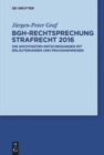Image for BGH-Rechtsprechung Strafrecht 2016