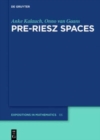 Image for Pre-Riesz spaces