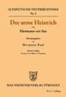 Image for Der arme Heinrich : 3