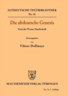Image for Die altdeutsche Genesis