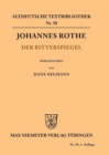 Image for Der Ritterspiegel