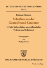 Image for Schriften aus der Gottesfreund-Literatur: 1. Heft: Sieben bisher unveroffentlichte Traktate und Lektionen