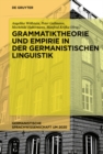 Image for Grammatiktheorie Und Empirie in Der Germanistischen Linguistik