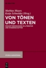 Image for Von Tonen und Texten : Mozart-Resonanzen in Literatur und Wissenschaften