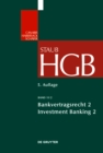 Image for Bankvertragsrecht: Investment Banking II