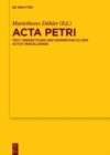 Image for Acta Petri : Text, Ubersetzung und Kommentar zu den Actus Vercellenses