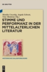 Image for Stimme und Performanz in der mittelalterlichen Literatur