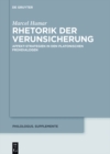 Image for Rhetorik der Verunsicherung: Affekt-Strategien in den platonischen Fruhdialogen